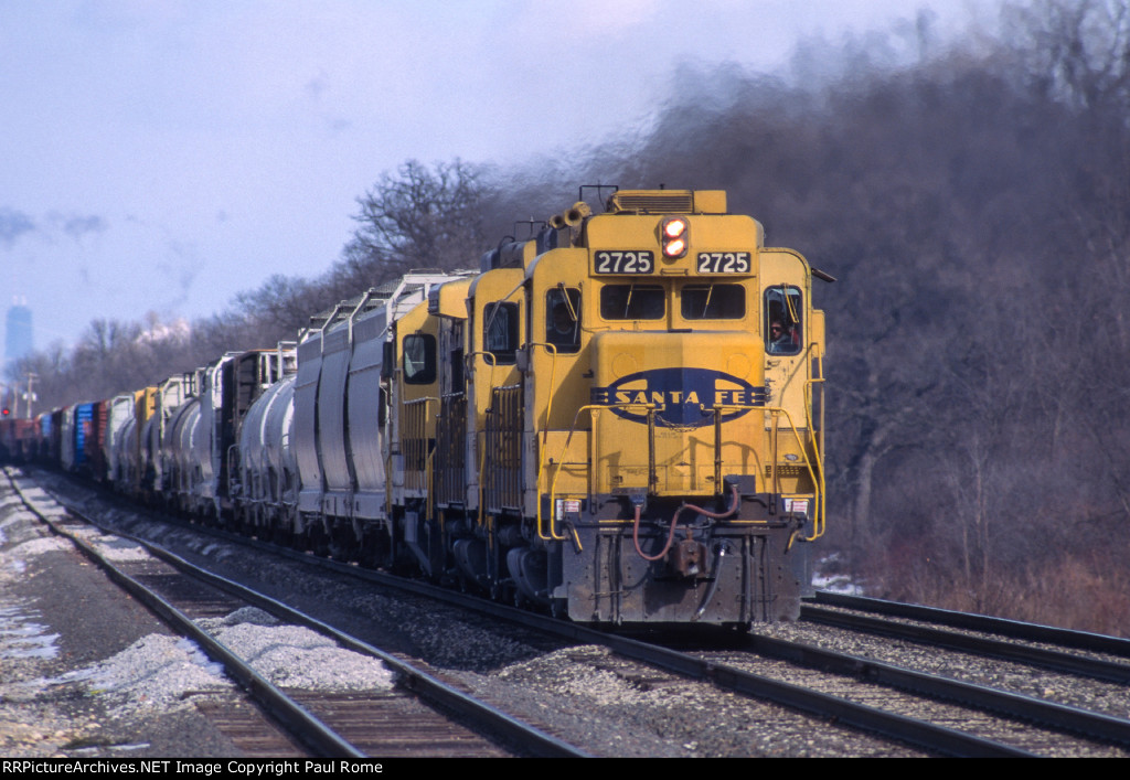 ATSF 2725, Westbound